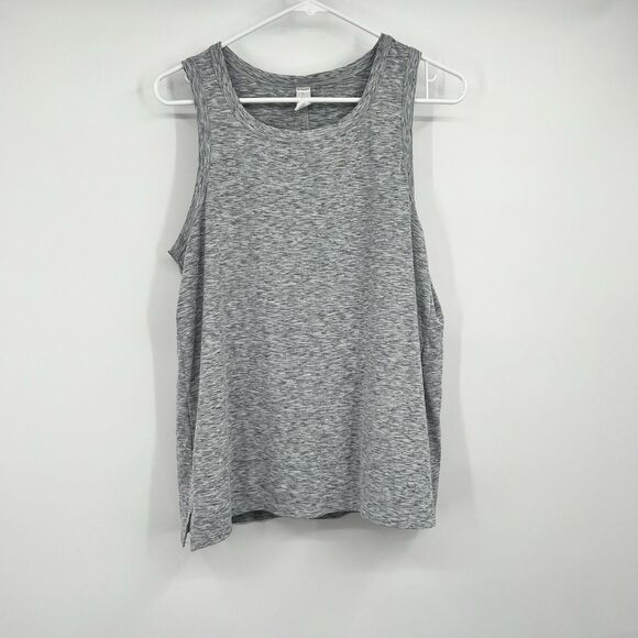 Marika Womens Athletic Tank Top Sleeveless Workout Gray Large - Picture 1 of 7